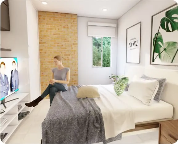 Casa Más Familiar Vista dormitorio